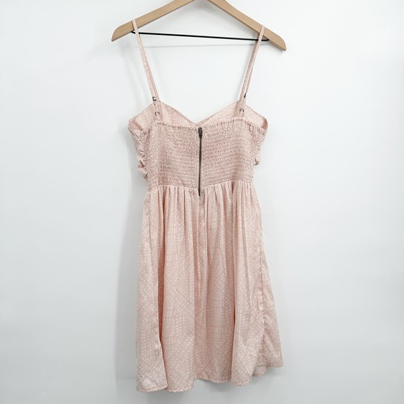 NEW Roxy Junior's Fit and Flare A-Line Print Dress Pink Size XL (13) - Picture 3 of 10